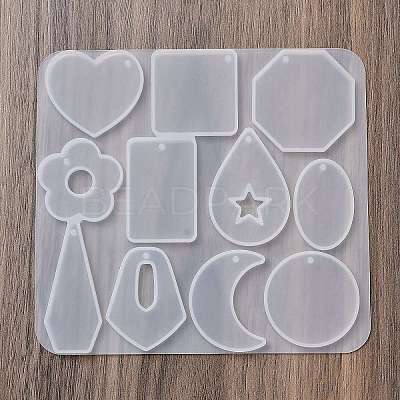 Geometric Earrings Pendants DIY Silicone Mold DIY-Q033-01A-1