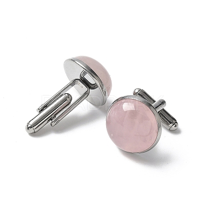 304 Stainless Steel Cuff Buttons G-C185-02P-36-1