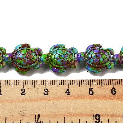 Synthetic Turquoise Dyed Beads Strands G-P507-05L-1
