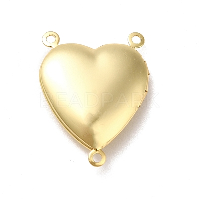 Rack Plating Brass Locket Connector Charms LS-KK-K269-07G-RS-1
