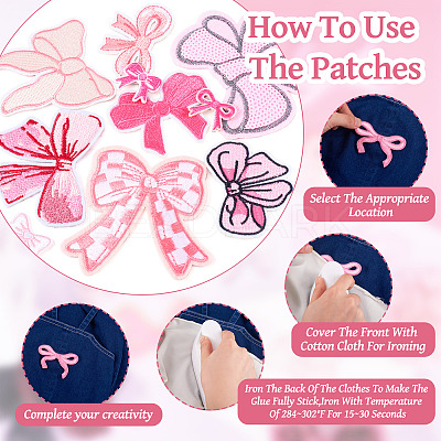 15Pcs 15 Styles Computerized Embroidery Cloth Patches PATC-TA0001-12-1