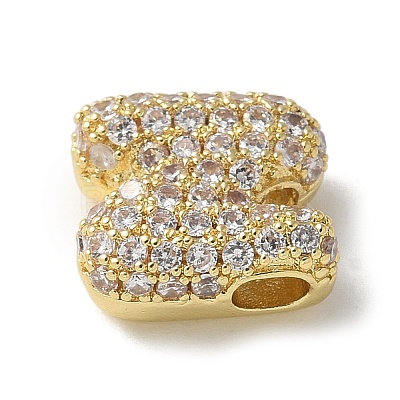 Brass Micro Pave Cubic Zirconia Beads LS-KK-P290-61G-N-1