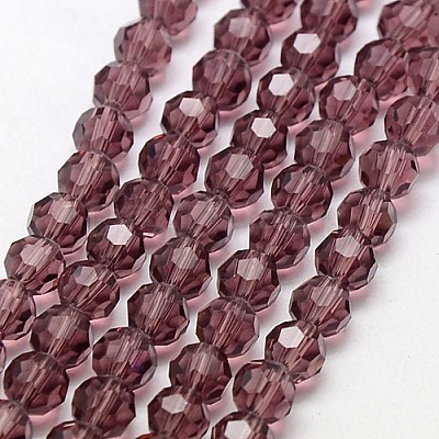 Glass Beads Strands EGLA-J042-6mm-06-1