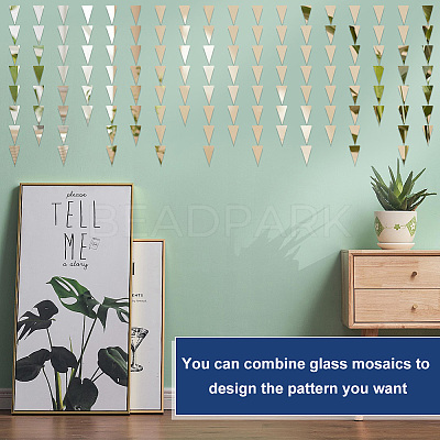 150Pcs Glass Mosaic Pieces DIY-OC0012-33E-1