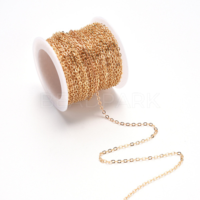 Brass Cable Chains CHC-T008-06A-KC-1
