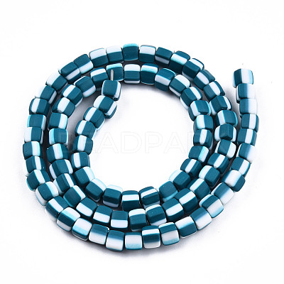 Handmade Polymer Clay Beads Strands CLAY-N010-074-1