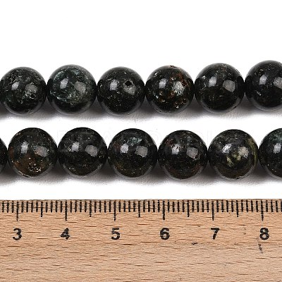 Natural Seraphinite Beads Strands G-H337-A03-05-1