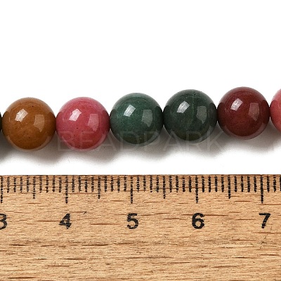 Dyed Natural Malaysia Jade Beads Strands G-G021-02B-15-1
