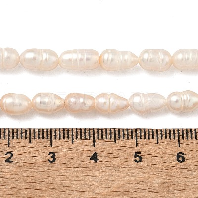 Natural Cultured Freshwater Pearl Beads Strands PEAR-D003-01D-16-1