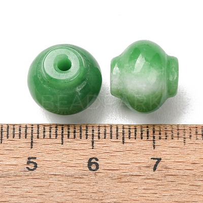Dyed Natural Myanmar Jade Lantern Beads GG-CBABA9C-03-1