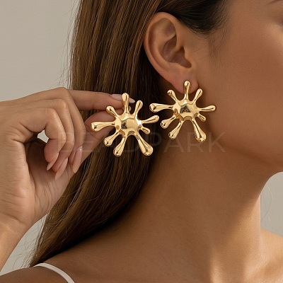 Alloy Stud Earrings for Women WGF4897-01-1