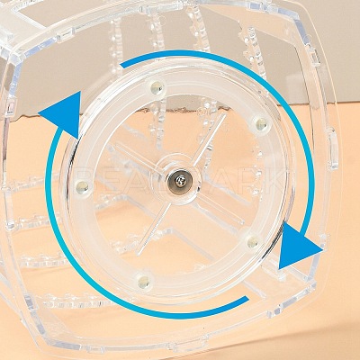 Rotating Acrylic Earring Display Stands EDIS-N010-03-1