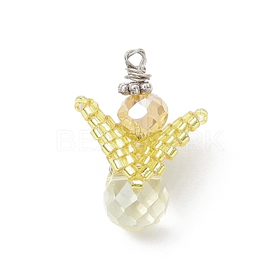 Glass Pendants PALLOY-MZ00954-1