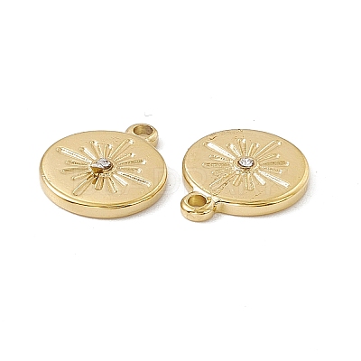 PVD Vacuum Plating 201 Stainless Steel Charms STAS-J401-VC595-1