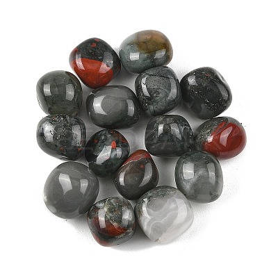 Natural Bloodstone Beads G-G348-01B-35-1