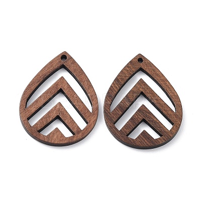 Walnut Wood Laser Cut Pendants WOOD-Q051-03J-1
