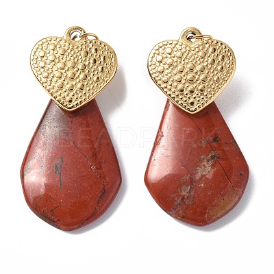 Natural Mixed Gemstone Pendants G-I343-05-1