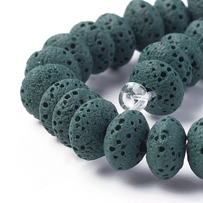 Natural Lava Rock Beads Strands G-F671-01A-03-1