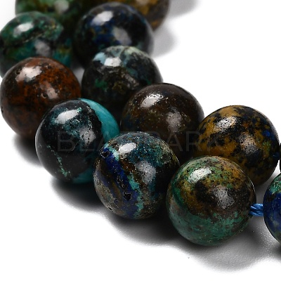 Natural Azurite Beads Strands G-P568-A01-01-1
