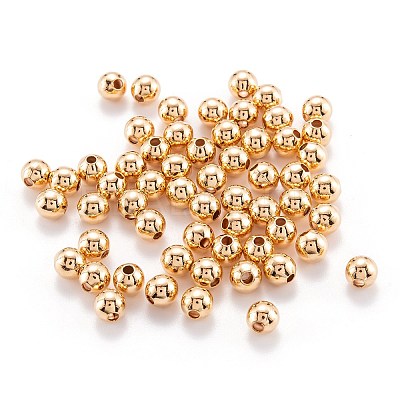 Brass Beads LS-X-KK-F824-101E-G-1