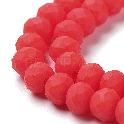 Glass Beads Strands EGLA-A034-P4mm-MD03-1