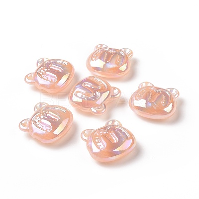 Opaque Acrylic Beads OACR-A010-07B-1