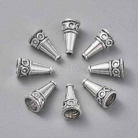 Tibetan Style Bead Caps X-TIBEB-00905-AS-NR-1