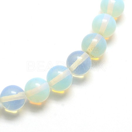 Opal Round Beads Strands G-O047-08-8mm-1