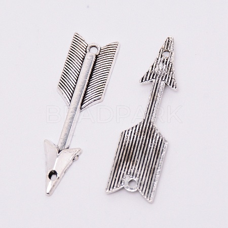 Tibetan Style Alloy Links Connectors PALLOY-WH0071-57AS-RS-1
