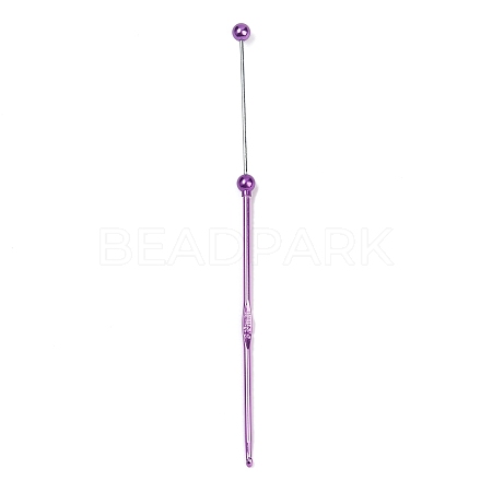 DIY Alloy Beadable Crochet Hooks LS-AJEW-A064-02B-1