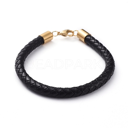 Unisex Braided Leather Cord Bracelets BJEW-JB04942-02-1