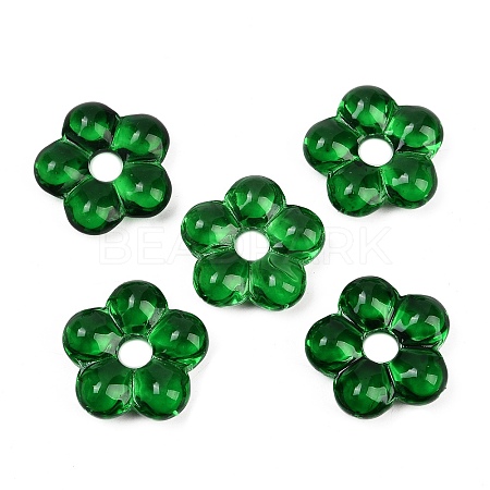 Transparent Glass Beads GLAA-F129-01I-1