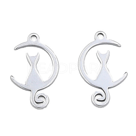 Non-Tarnish 201 Stainless Steel Pendants X-STAS-N098-081P-1