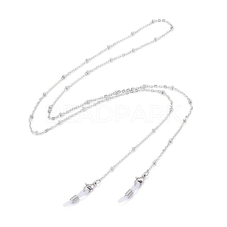 3Pcs 304 Stainless Steel Satellite Chains Eyeglasses Chains AJEW-DJ0003-45-1