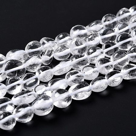 Natural Quartz Crystal Beads Strands G-G018-62-1