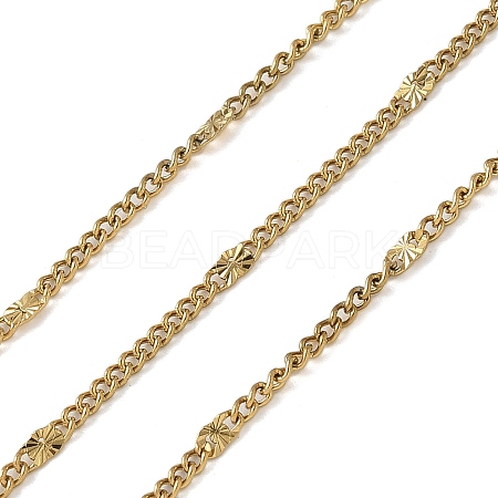 304 Stainless Steel Curb Chains CHS-C015-09G-1