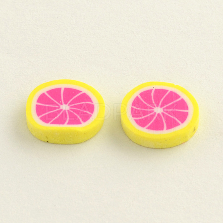 Handmade Polymer Clay Cabochons for Ear Studs Making X-CLAY-R057-17L-1