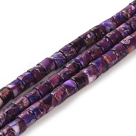 Synthetic Regalite/Imperial Jasper/Sea Sediment Jasper Beads Strands G-F765-E01-01-1