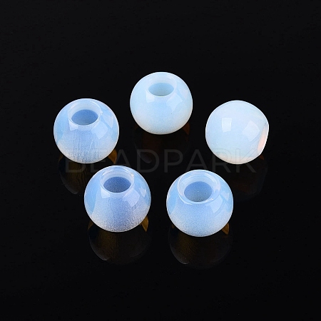 Opalite European Beads G-Q607-02A-1