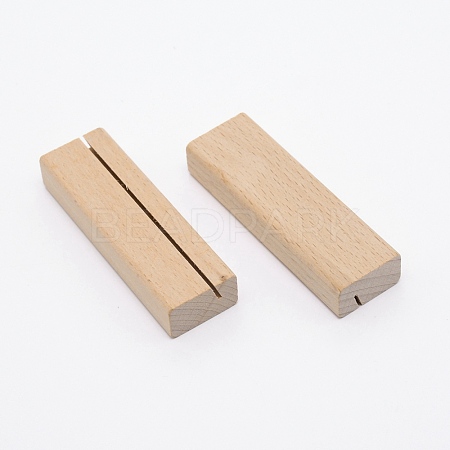 Pine Wood Business Card Holder WOOD-WH0112-08A-1-1