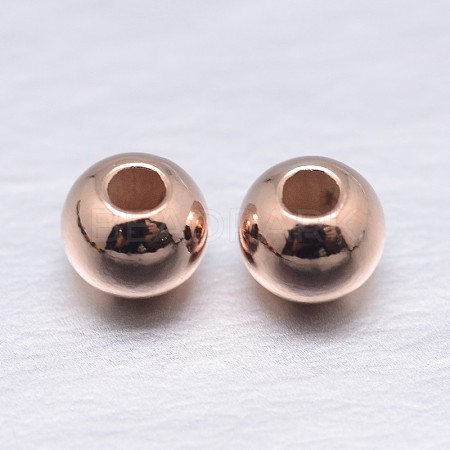 Round 925 Sterling Silver Spacer Beads X-STER-M103-04-2mm-RG-1