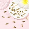 SHEGRACE Brass Slide On End Clasp Tubes XGRQ1R818-355G-4