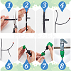 PVC Automatic Water Drippers Irrigation Devices for Indoor and Outdoor Plants AJEW-WH0348-132C-3