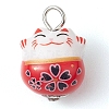 Handmade Porcelain Pendants PALLOY-JF03134-3