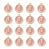 Golden Plated Alloy Enamel Charms LS-ENAM-S118-07I-2