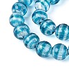 Handmade Foil Glass Beads Strands FOIL-N033-05C-3