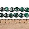 Natural Malachite Beads Strands G-L630-B01-10x10mm-5