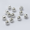 925 Sterling Silver Corrugated Spacer Beads STER-K171-42S-02-2