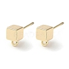 Brass Stud Earring Findings X-KK-F862-34G-1