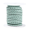 Braided Cowhide Leather Cord NWIR-N005-01F-3mm-1